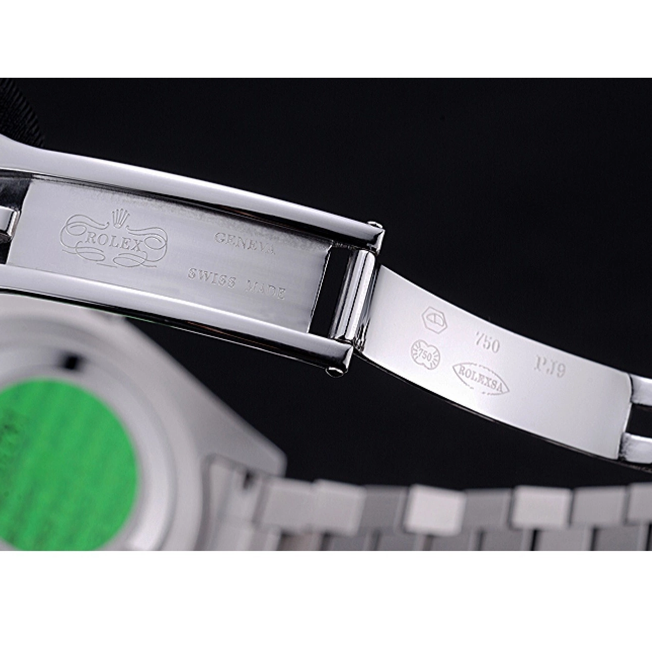 Aaa replica Bracelet Dial White Steel Stainless Day-Date Rolex 622547 0612